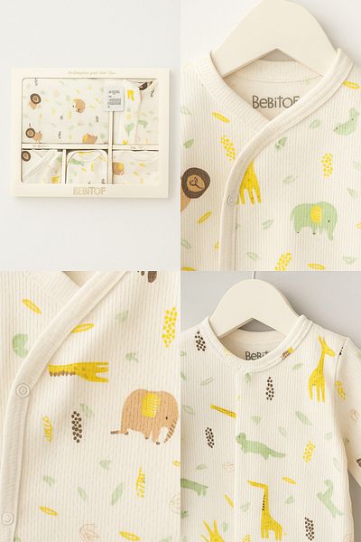 Bebitof 10 Pieces Cute Creatures of the Forest Patterned Hospital Exit