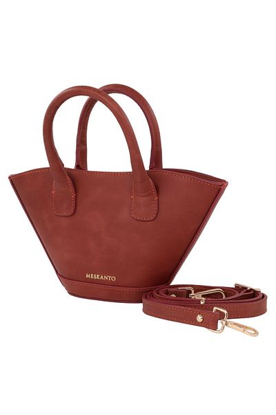 Meskanto Bouquet Genuine Leather Hand and Shoulder Bag with Strap