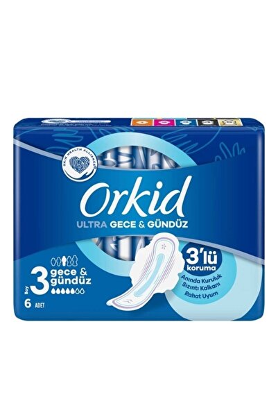Orkid Ultra Gece Gündüz 3 No 6 Lı 6 Paket