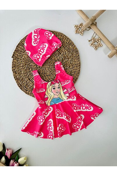 Minigimin Cicileri Miniğimin Cicileri Brb Desenli Etekli Kız Çocuk Mayo Bone ...