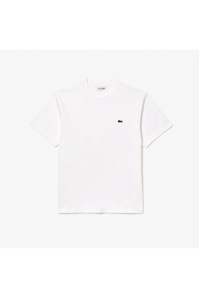 Lacoste Erkek Classic Fit Bisiklet Yaka Beyaz T-shirt