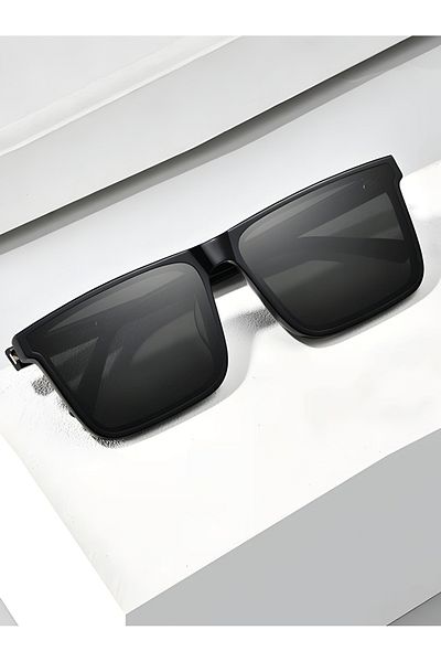 Eyesofia Ocar Lux Unisex Black Sunglasses