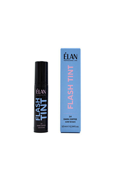 ELAN Oksidansız kaş boyama sistemi «FLASH TINT» 14 Dark Coffee (cold brown)