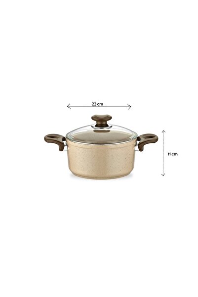 gülsan Saffron Granite Crushed Deep Pot 22cm