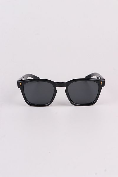 Eyesofia Puntini Unisex Black Sunglasses