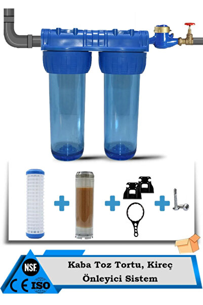 Liberty Daire Bina Sayaç Girişi 2 Aşama Su Arıtma Cihazı  Koku , Toz Tortu Ön...