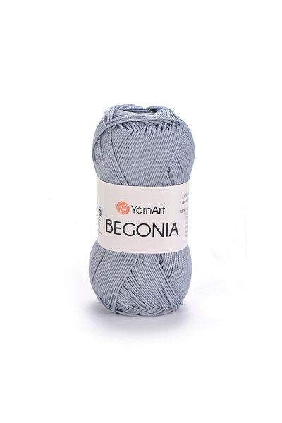 Yarnart Begonia - Mercerized Hand Knitting νήμα Γκρι-μπλε-5326