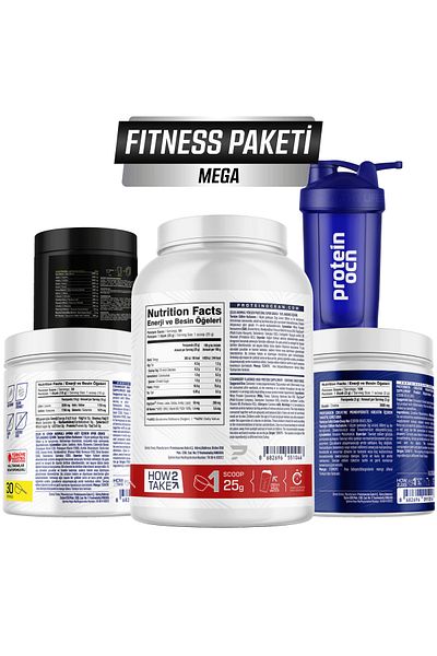 Proteinocean Mega Fitness Pack - Strawberry, Strawberry and Lemon Style