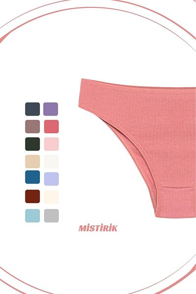 MİSTİRİK Chiloți sport model Taranto cu talie înaltă, cu țesătură moale și elastică, culoare roz pastel