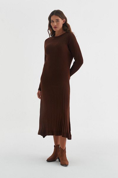 MARKALİSTE Φόρεμα Corduroy Bitter Brown Ρούχα