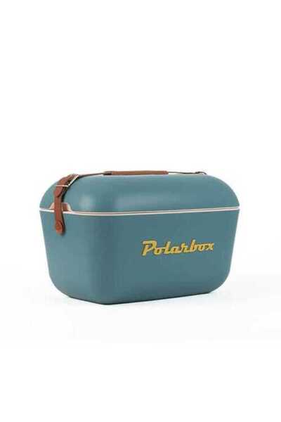 Polarbox صندوق ثلج ريترو مارين - لون الخردل الكلاسيكي ١٢ لتر