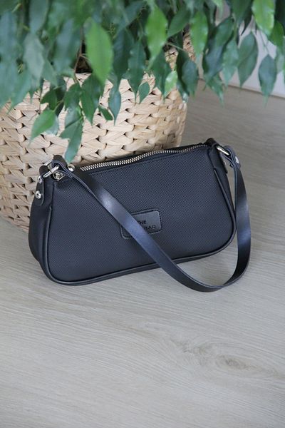REVENKO Mini Black Tote Bag Hand and Arm Bag