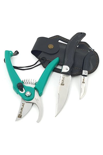 SürLaz Vineyard Garden Pruning Shears Sürmene Garden Knife Set