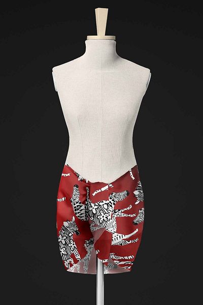 Pilloveland Zebra 50*150 cm - Beach Dress, Short and Tall Alternative Chiffon Pareo
