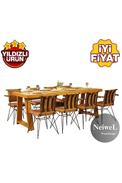 Neiwel Siam Doğal Ahşap Yemek Masası-70-100