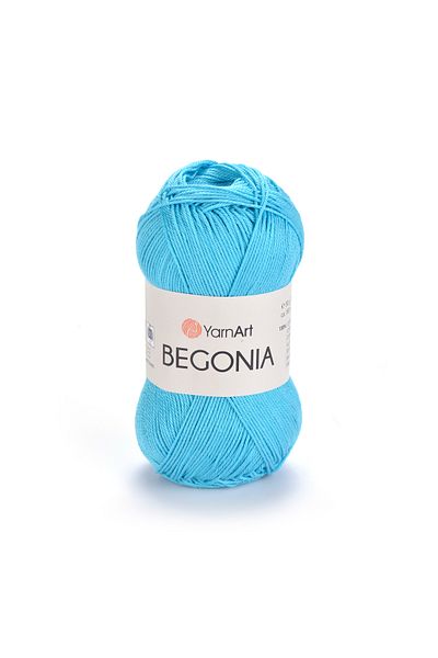 Yarnart Begonia - Mercerized Hand Knitting νήμα ανοιχτό τιρκουάζ-0008