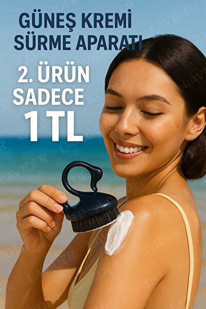 Lavider جهاز وضع كريم الشمس المحمول باللون الأسود