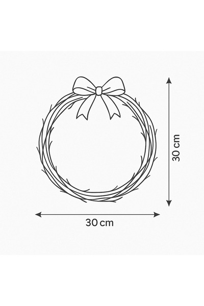 Marrone Welcome Pink Floral Door Ornament