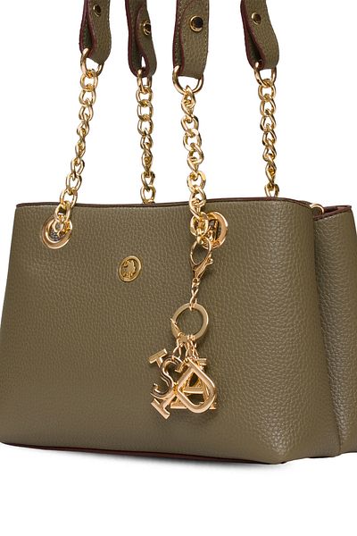U.S. Polo Assn. Khaki Women's Shoulder Bag Us25539
