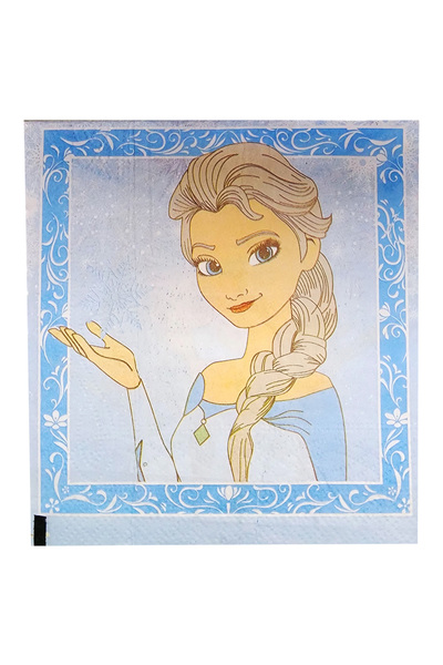 Parti dolabı 20'li Elsa Anna Frozen Karlar Ülkesi Elsa Doğum Günü Peçete 33x33cm