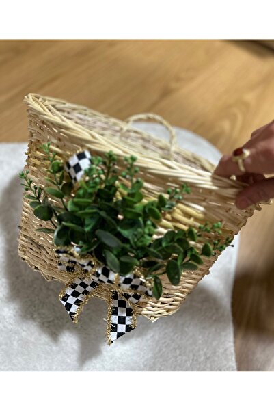 Marrone Çok Amaçlı Sepet Ekmeklik Poşetlik Kapı Sepeti Posta Kutusu Gazetelik