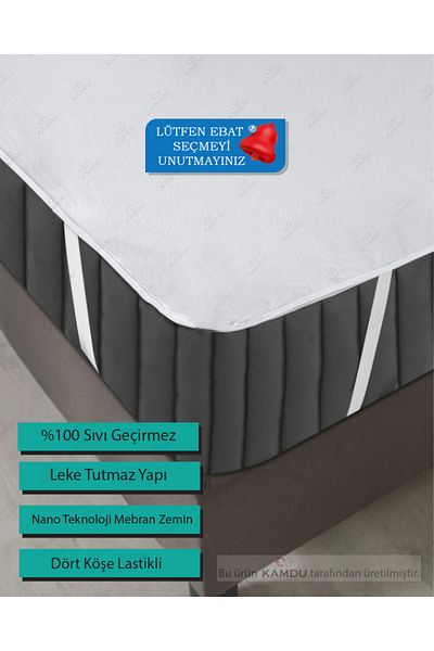 QURRY 4 Corner Elastic Liquid Proof Mattress Pads, Patient Mattresses, Mattress Protector, Elastic Mattress Pads