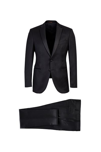 Abdullah Kiğılı Slim Fit Slim Fit Mono Neck Wool Tuxedo & Groom Dress