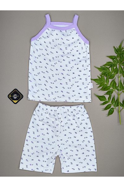 vieso Baby Athlete and Shorts Set with Cord Hanger