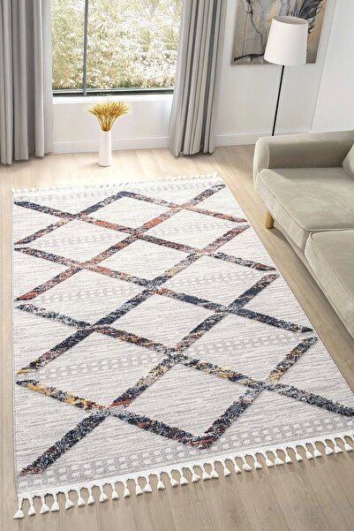 Eliz Home Modern Dokuma Halı Yolluk Antre Oturma Odası Salon Mutfak Halısı