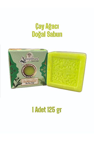 ANTEPLİHANI Tea Tree Soap, Tea Tree Oil, Tea Tree, Natural Hand Made Natural Soap, Soap (1 Pcs 125Gr)