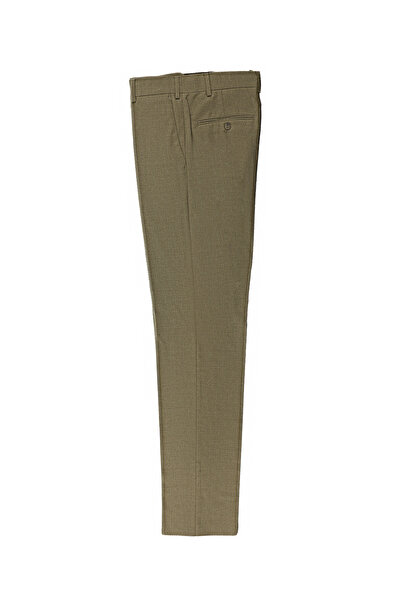 Abdullah Kiğılı Slim Fit Slim Fit Woolen Classic Fabric Trousers with Cashmere