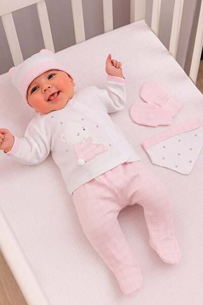 Cherub Baby مجموعة طفلة تونتون إكرو مكونة من 5 قطع لحديثي الولادة من المستشفى