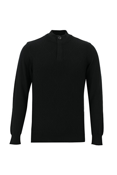 Abdullah Kiğılı باتو طوق سليم صالح سليم صالح انغلق سترة تريكو القطن منقوشة