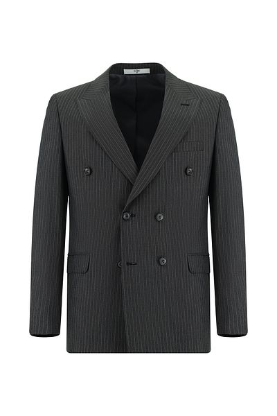 Kiğılı Striped Slim Fit Double-breasted Suit