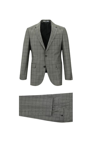 Kiğılı Plaid Patterned Slim Fit Suit