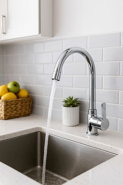 RUDİ ARMATÜR Brass Material 360 °   Rotary Vision Sink Mixer