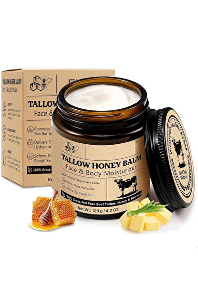 NOVA KISS Cremă de îngrijire premium cu seu de vită, ceară de albine și miere, 100% naturală, NOVA KISS®, 120 g