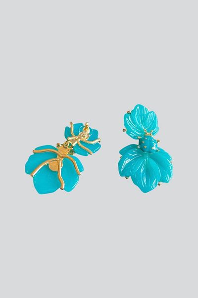 stravis Hanging Turtle Earrings