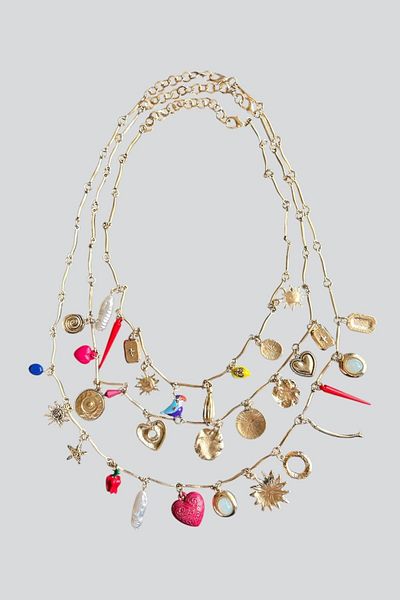 stravis Multi-Charmed Necklace