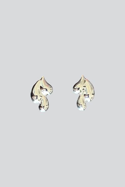 stravis Silver Color Triple Drop Earrings