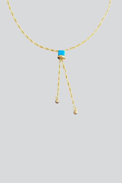 stravis Gold Elevator Necklace