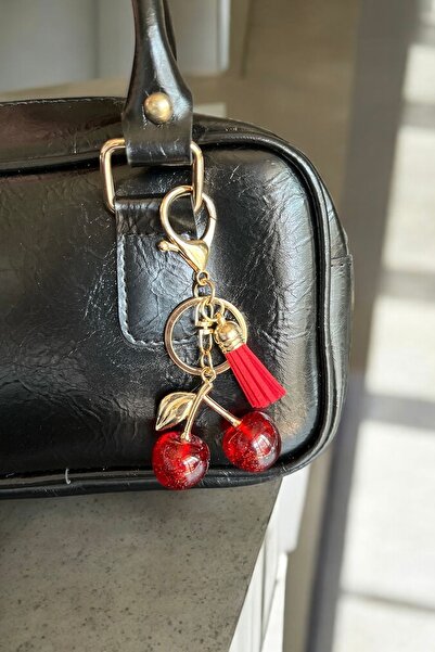 stravis Cherry Design Keychain Bag Charm