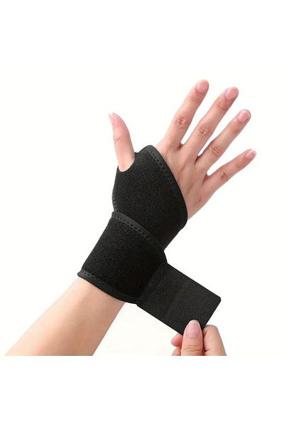 teknotrust Women's & Men's Wristbands with Adjustable Support, Compatible with Right & Left Hands, Suitable for Sports and Daily Use
