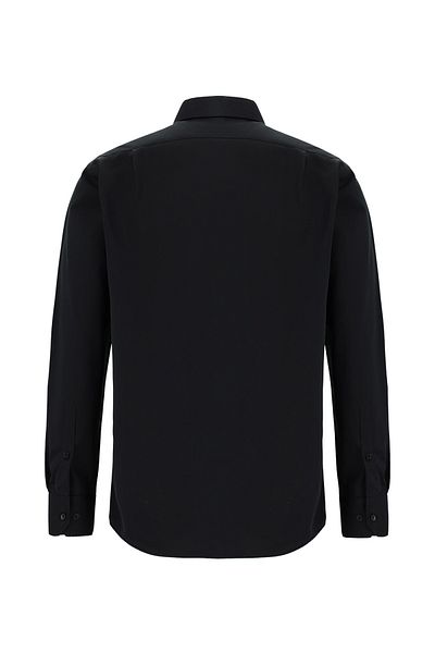 Abdullah Kiğılı Long Sleeve Non Iron Satin Classic Cotton Shirt