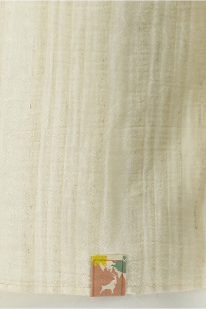 Abdullah Kiğılı Uzun Kol Oversize Müslin Gömlek