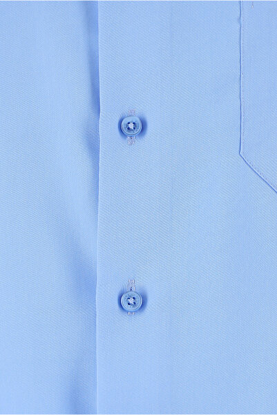 Abdullah Kiğılı Long Sleeve Non Iron Satin Classic Cotton Shirt