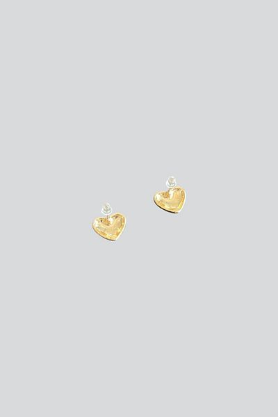 stravis Enameled Heart Earrings