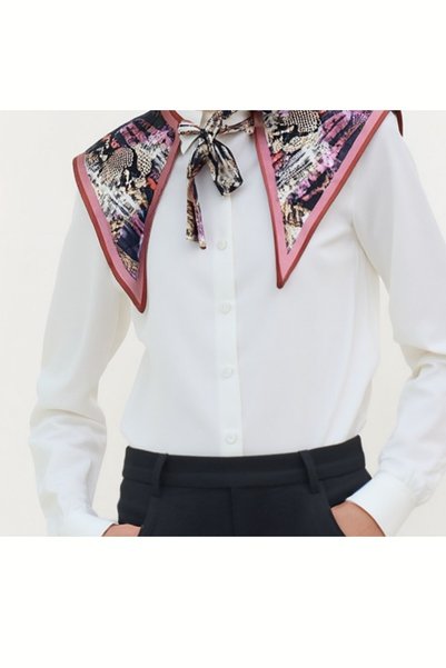 nurfemina Snake Skin Patterned Tie Modern Women's Shoulder Shawl