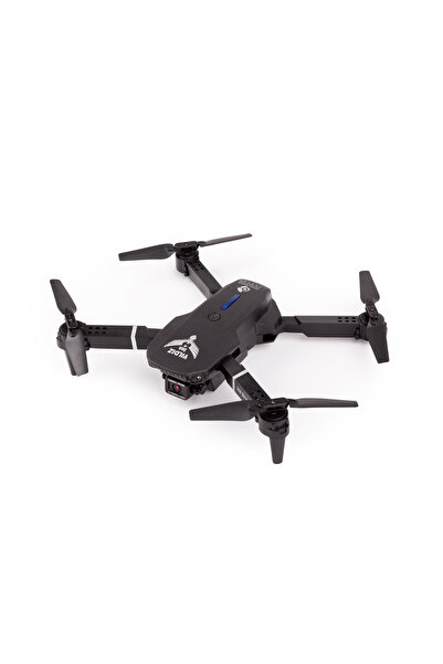 Yıldız İHA İlk Dronum, Katlanır Çift Kameralı Tek Tuşla Iniş Kalkış Başlangıç Drone Modeli (SİYAH)