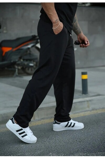 yg ydn giyim Μαύρο Oversize Φούτερ - Φαρδιά, Μασίφ, Φαρδιά και Άνετα Ρούχα